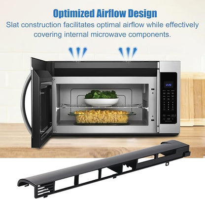 MDX61912701 Microwave Oven Top Vent Grille, Grille-Vent for Kenmore Replaces 2119394 AH3535252 EA3535252