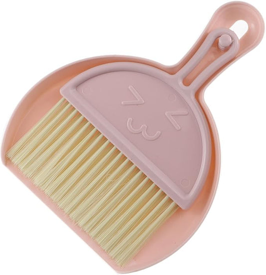 dust pan and Broom/Dustpan Small Dustpan and Brush kit, Multifunctional Cleaning Tool (with Manual Broom Brush), Child Broom and Dustpan Set Plastic dust Collector