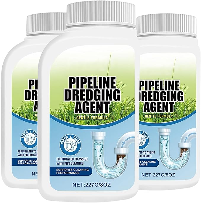 2026 New Pipeline Dredging Agent, Wild Sink and Drain Cleaner Powder, Fast-Acting Pipeline Dredging Agent for Kitchen Sinks, Bathroom Drains, Tubs and Toilets (1)