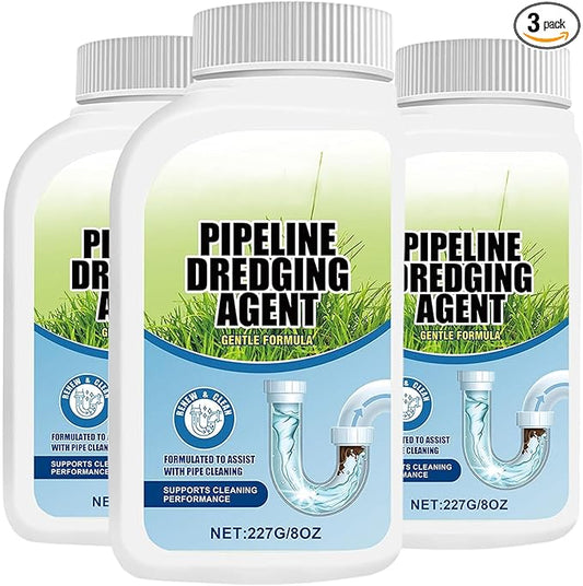 2026 New Pipeline Dredging Agent, Wild Sink and Drain Cleaner Powder, Fast-Acting Pipeline Dredging Agent for Kitchen Sinks, Bathroom Drains, Tubs and Toilets (3)