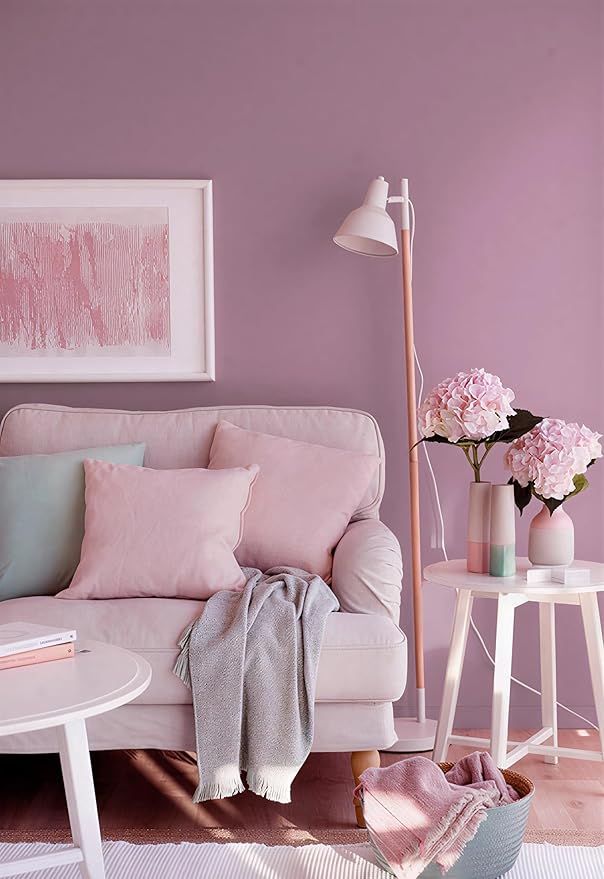 HeloHo Pink Wallpaper Peel and Stick Contact Paper Self-Adhesive Removable Vinyl Wall Paper Thickening Upgrade Embossed Renter Friendly Wallpaper for Girls Room Cabinets Countertop Bedroom 118"X15.7"