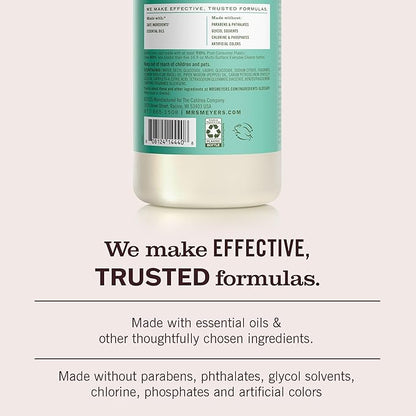MRS. MEYER'S CLEAN DAY Multi-Surface Everyday Concentrate, Basil Scent, 32 Fl Oz Bottle