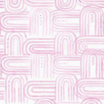 Modern Peel and Stick Wallpaper Light Pink Wallpaper 17.3" x 480" Boho Abstract Geometric Contact Paper Waterproof Wall Paper for Bedroom Cabinets Furniture Vinyl
