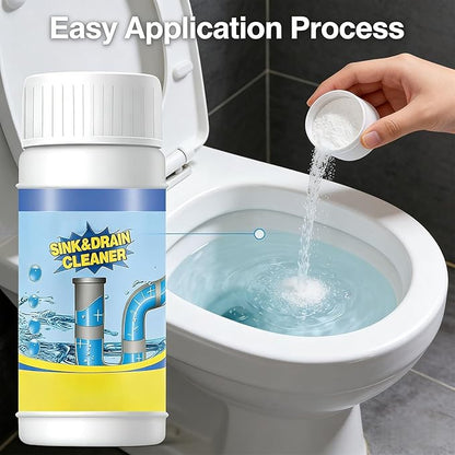 2026 New Sink Drain Cleaner, Wild Sink and Drain Cleaner, Powerful Pipe Dredging Agent for Kitchen Toilet Sink Plumbing (2pcs)
