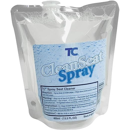 Rubbermaid Commercial Products Clean Seat Spray Toilet Cleaner Refill, 400ml, Compatible with The Rubbermaid Commercial Products Clean Seat Spray Dispenser
