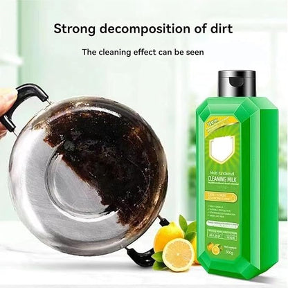 Cleaning Milk House Cleaner, Powerful Multifunctional Concentrated Cleansing Lotion, Multifunctional Cleansing Milk, Powerful Multifunctional Cleaner Liquid Milk, Removes Stubborn Stains (1, 1PCS)