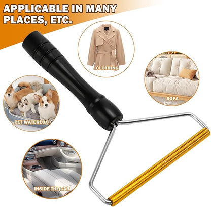 Pet Hair Remover, Dog&Cat Hair Remover Cleaner Pro, Portable Fur Remover Tool for Couch, Clothes, Pet Towers & Rugs, Black