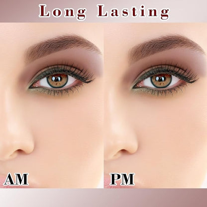 MEICOLY Mauve Eyeshadow with Mirror,Nude Brown Taupe Matte Eye Shadow Palette,Pressed Powder Single Eyeshadow for Women and Girls,Eye Makeup Eyelid Color,High Pigment,Long Wearing