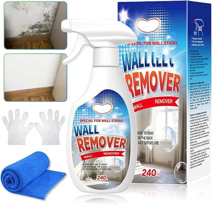 Fast Acting Anti Wall Cleaner Spray, New 8oz Highly Painted Effective Wall Stain Remover, Dust Removal Foam, Multi-Surface Use, Long-Term Protection without Damaging for Bathrooms, Kitchens (1PC)