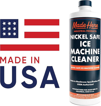 Ice Machine Cleaner - Nickel-Safe Descaler for Effective Cleaning - Ideal for Nickel Components - Ideal for Home or Commercial Use, 16 OZ, Pack of 1