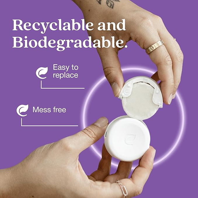 Enviroscent Non-Toxic Air Freshener Paper Refills - Compatible with Enviroscent Plug Hub® Warmer Kit - Home Fragrance Lasts Up to 90 Days - Lavender Tea & Honey Scent (Pack of 2)