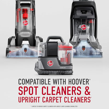 Hoover CleanSlate 5-Piece Interior Car Cleaning Kit, Compatible with Hoover Spot & Carpet Cleaners, Removes Wet & Dry Messes, Includes Auto Cleaning Solution for Upholstery and Carpeted Floor Mats