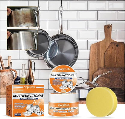 Stainless Steel Scratch Remover for Appliances, Multi-Purpose Scratch Remover Paste for Oven, Sink, Fridge & Cookware, Cleans Grease, Scuffs & Restores Shine (1)