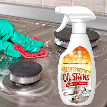 Heavy Duty Degreaser, Fruity Fresh Scent, 240mL, Kitchen Degreaser Spray, Oil Remover Spray, Powerful Oil Remover, For Grill, Stove Top, Sink, Oven, Countertops