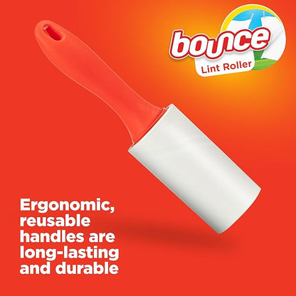 Bounce Lint Rollers to-Go, 3pc Set, Quickly Removes Lint and Debris, 240 Pre-Cut Sheets Total