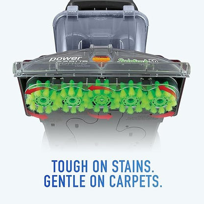 Hoover Power Scrub Deluxe Carpet Cleaner Machine with Paws & Claws Carpet Cleaning Solution (64oz), FH50150, AH30925