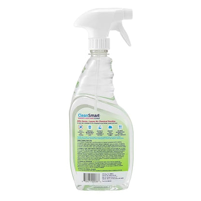 CleanSmart Nursery & High Chair Cleaner, 23 Ounce Bottle (Pack of 2), Hypochlorous Naturally Kills 99.9% of Viruses like RSV & Flu with Zero Residue