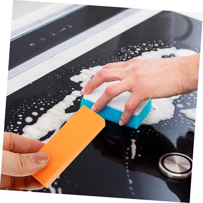 Cabilock Limescale Eraser Cleaner for Stainless Steel Household Cleaning Rubber for Kitchen and Bathroom Stains Rust and Limescale for Pots Pans and Sinks