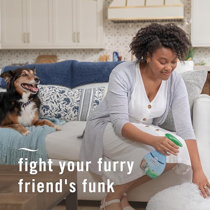 Febreez Pet Odor Fighter Air Freshener Fabric Spray, Fresh Scent, 16.9 oz, (Pack of 2)