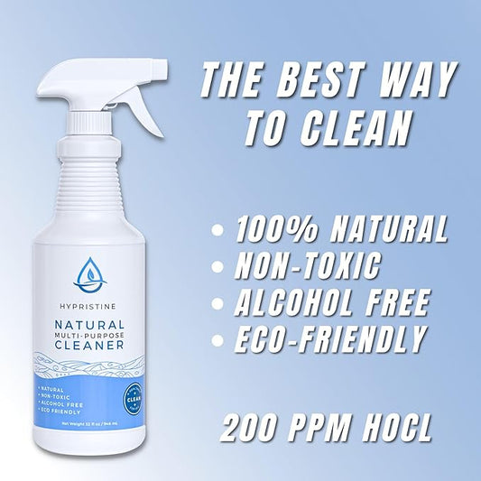 Natural Multipurpose Surface Cleaner, 32 fl oz Spray Bottles, 12 Pack