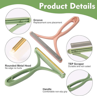 3 in 1 Lint Remover,Pet Hair Remover, Dog Cat Hair Remover,Carpet Rake,Lint Brush,Lint Shaver for Carpets, Multi Fabric Edge and Carpet Rake,Car Mat,Couch,Pet Bed,Furniture & Rug(1 PC)