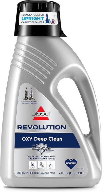 Bissell Revolution Upright Deep Cleaner Carpet & Upholstery Formula, 48 oz, 3975