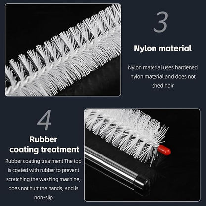 SFront Load Washer Cleaner Brush - Clean Inner Drum Brush | Household Cleaning Tool Washing Machine Cleaner, Front Load Washer, Flexible Household Washing Machine Cleaners for Inner Cylinder of Drum