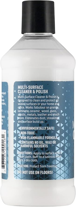 Doozy 16 oz Multi-Surface Cleaner Polish for All Furniture, Wood, Glass, Plastic, Metal, & Ceramic Surfaces - Cleans, Protects, Eliminates Dust, Streaking & Build Up on Sealed Surfaces