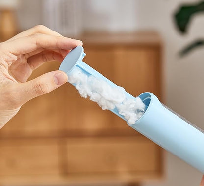 Portable Pet Hair & Lint Remover Roller – Compact Pet Hair & Lint Remover for Clothes, Furniture & Car | Eco-Friendly, Washable & Durable (Blue)