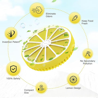 Fridge Deodorizer Odor Eliminator - Refrigerator Cleaner Freshener For Home, Smell Remover For Kitchen, More Effective Than Baking Soda Bamboo Air Purifier Bags(3Packs)