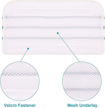 4 PCS Replacement Pads Accessories Compatible with Black+Decker Steam Mop SM1600, SM1610, SM1620, HSM13E1, HSMC1300FX, HSMC1321, HSMC1321APB, HSMC1361SGP, BDH1855SM, BDH1760SM, SMP20 Mop Pads