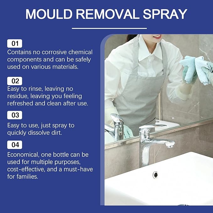 Bathroom Descaler Foam Cleaner, Multipurpose Bathrooms Cleaning Foam Spray for Kitchen Bath Shower Glass, Multipurpose Bathrooms Foam Cleaners (1pcs)