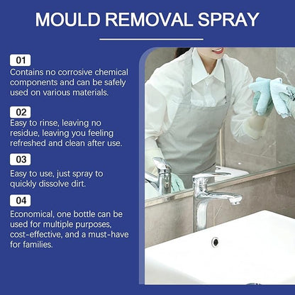 Bathroom Descaler Foam Cleaner, Multipurpose Bathrooms Cleaning Foam Spray for Kitchen Bath Shower Glass, Multipurpose Bathrooms Foam Cleaners (1pcs)