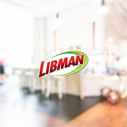 Libman Rinse 'n Wring Mop and Bucket System, Microfiber Dry Wet Mop for Floor Cleaning, Hardwood, Laminate, Tile Cleaner, Dual Chamber Bucket Design, 2 Total Refill Replacement Head Pads
