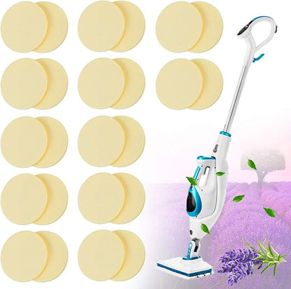 Maitys 24 Pcs Fragrance Discs Replacement Steam Mop Scent Disc Practical Fragrance Scented Pads Discs Compatible with Powerfresh and Symphony Series, Compatible with Model 1940, 1806 and 1132