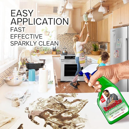 Industrial-Strength All-Purpose Cleaner – Heavy-Duty Multi-Surface Spray for Kitchen & Home, Made in USA, Citrus Scent, 32oz (3-Pack)