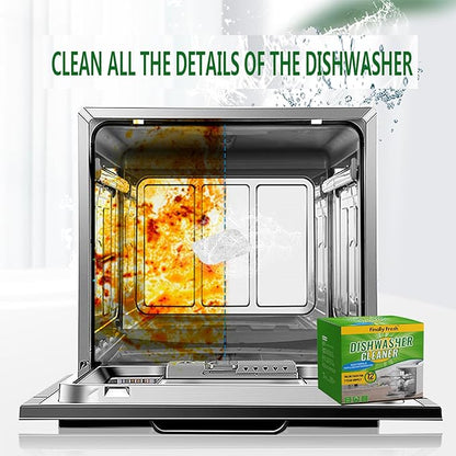 Finally Fresh Dishwasher Cleaner Tablets, 12 Count