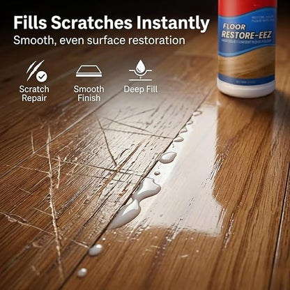 Instant Floor & Furniture Restorer, For Daily Floor Scratch Care, Leaves Scratches Virtually Undetectable, Floors Restorer & Polish For Tile, Shine Wood, Laminate, Vinyl, Bamboo (2)