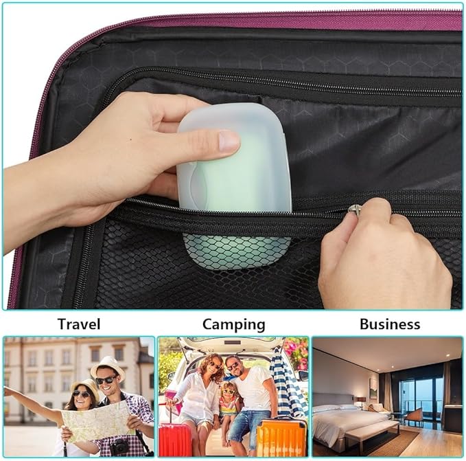 Travel Soap Holder Bar Soap Dish Shower Soap Saver Case Container Box for Bathroom Camping Gym Vonpri (Transparent 3pack Without Bag)