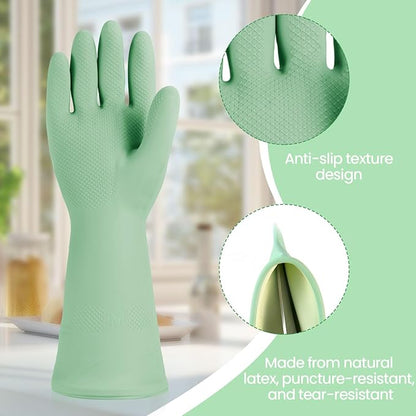 Cleaning Gloves for Dishwashing, 4/5 Pairs Reusable Kitchen Gloves for Wash, Household Cleaning Glove for Dishes Pet