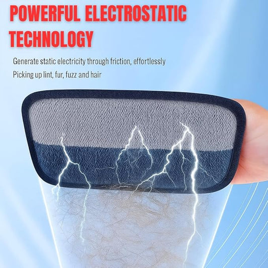 Pet Hair Remover Pad – Reusable Electrostatic Hair Removal Tool for Dogs & Cats, Effective Fur Remover for Furniture, Couch, Carpet, Clothes & Car
