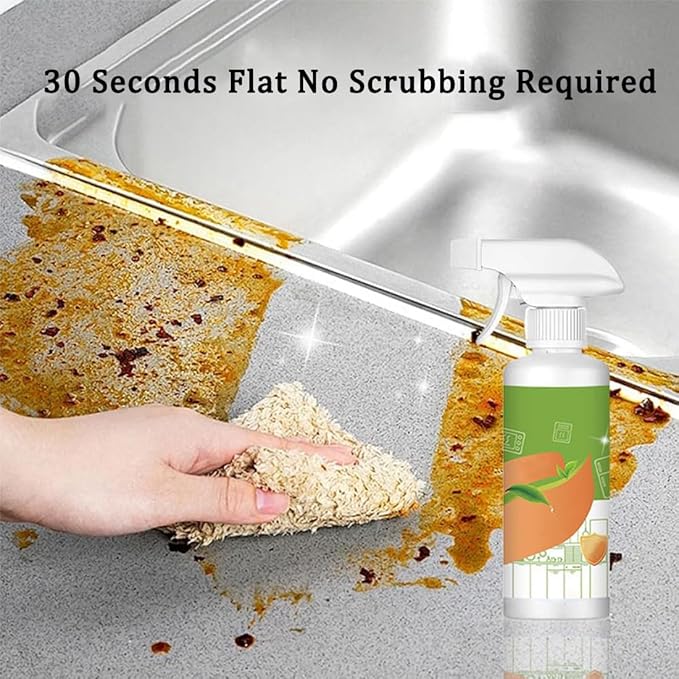 2026 New Electrolyzed Ion Kitchen Cleaner Spray, Multi-purpose Household and Kitchen Cleaning Spray, Heavy Quickly Dissolves Grease, No-Rinse, Leave Kitchens Appliances & Surfaces Spotless (1pc)