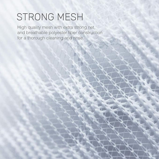 Mesh Laundry Bags for Delicates – 3 Medium Durable Net with Anti Rust Zipper, Hanging Loop-Garment Safe Wash Bags and Organizer for Washing Machine, Lingerie, Socks, Bra, Underwear, Baby Items, Travel