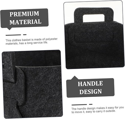 Cabilock Foldable Laundry Hamper Capacity Organizer with Handles for Clothes Blankets Collapsible Basket for Home Dorm
