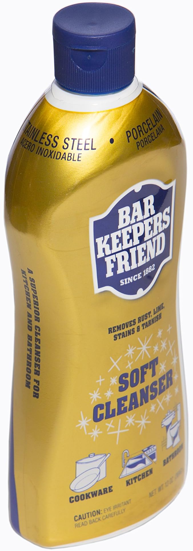 Bar Keepers Friend Soft Cleanser Premixed Formula | 13-Ounces | (4-Pack)