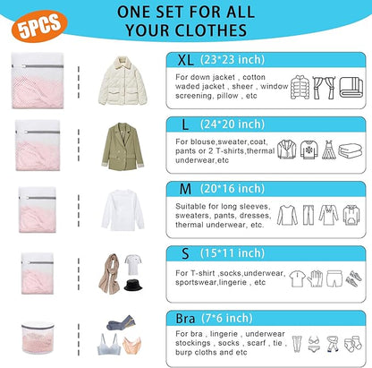 Shoe Washing Machine Bag, 2 Pack – Laundry Shoe Bag for Dryer, Reusable, Fits All Shoe Types, 360° Deep Cleaning with Self-Locking Zipper, Wash Two Pairs at Once, Protects Shoes and Washing Machines