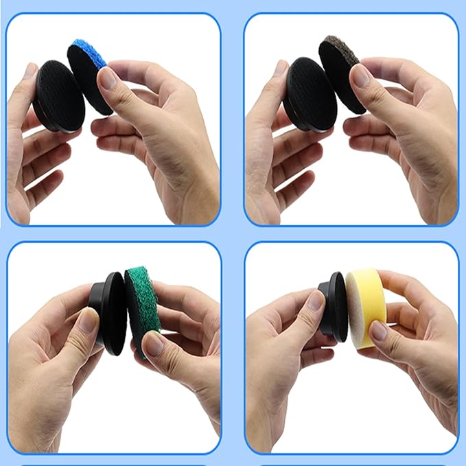 Electric Spin Scrubber Brush Heads Set for NOLYTH Power Spin Scrubber, 6 Pack Replaceable Brush Heads for Cleaning Corners Grout Stain on Stove, Sinks, Tubs, Tiles, Bathroom, Kitchen etc