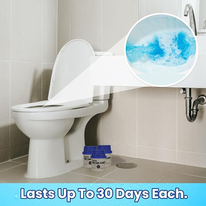 Automatic Toilet Bowl Cleaner Tablets – In-Tank Toilet Cleaners for Inside the Bowl – Long-Lasting, Easy to Use, Cleans & Deodorizes – 3 Pack