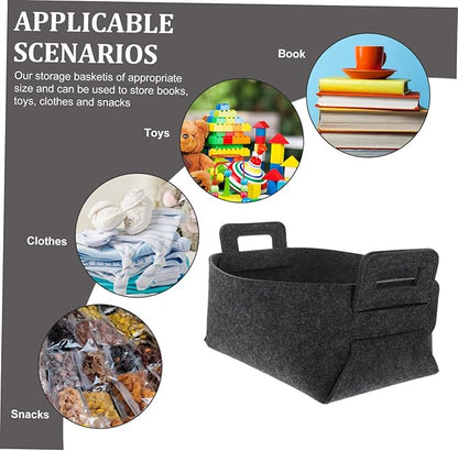 Mobestech Woven Laundry Basket for Storage Capacity Foldable Bathroom Storage Organizer Baskets for Shelves