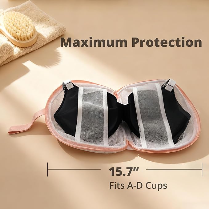 2Pcs Bra Laundry Bags for Washer and Dryer Wash Bags Bra Lingerie Underwear